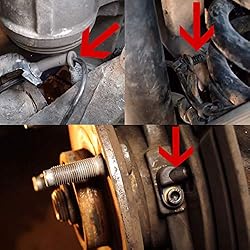 Dasbecan Front and Rear ABS Wheel Speed Sensor
