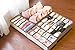 Amelitory Underwear Organizer Drawer Divider Foldable for Bras Panties Socks 4 Set, Beige