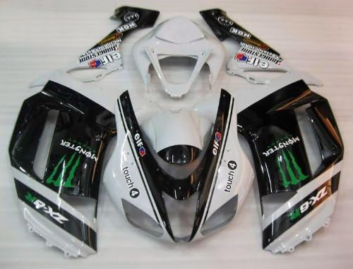 B31-22 Motorcycle Parts OEM ABS Plastic injection mould Fender Fairing Body Fairing Fit For kawasaki Ninja ZX-6R 2007 - 2008