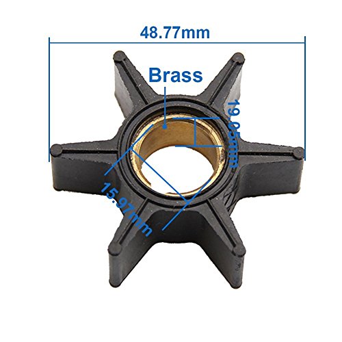 Water Pump Impeller for Mercury 20HP Outboard Motor Compatible Part Number 47-89982 18-3052 89820 9-45311