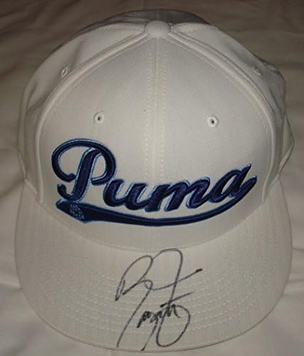 Rickie Fowler Hand Signed / Autographed Puma Hat - White and Blue - JSA