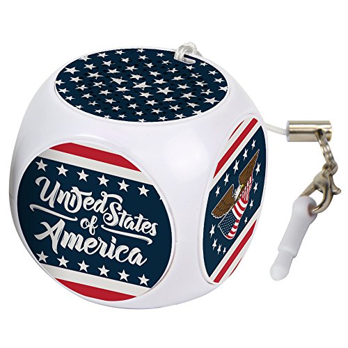 US Flag Collection Cubio Mini Bluetooth® Speaker, 1.3" x 1.3" x 1.3"