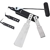 JRYAhydt Windshield Removal Tool Kit,Car Window Removal Kit | Windscreen Replacement tool kit , includes 3 Cut Blades, 2 Sealant Scrapers,1 straight bar&amp; Storage Box