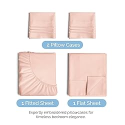 Cal King Size 4 Piece Sheet Set - Comfy Breathable