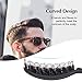 FIXBODY Vented Brush with Boar Bristle for Blow Drying, Styling and Solon, Curved Design Detangling Hair Brush for Men and Women, Massage Scalp and Added Extra Volume