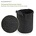 BLOOMSPECT 5-Pack 1 Gallon Grow Bags, Aeration Fabric Pots, Heavy Duty Thickened Nonwoven Plant Container with Handlesthumb 2