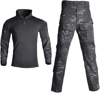 cargo uniform knee pad pants