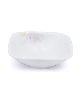 Corelle Square Round Elegant City Serving Bowl, 1.4 Litres, Set of 3