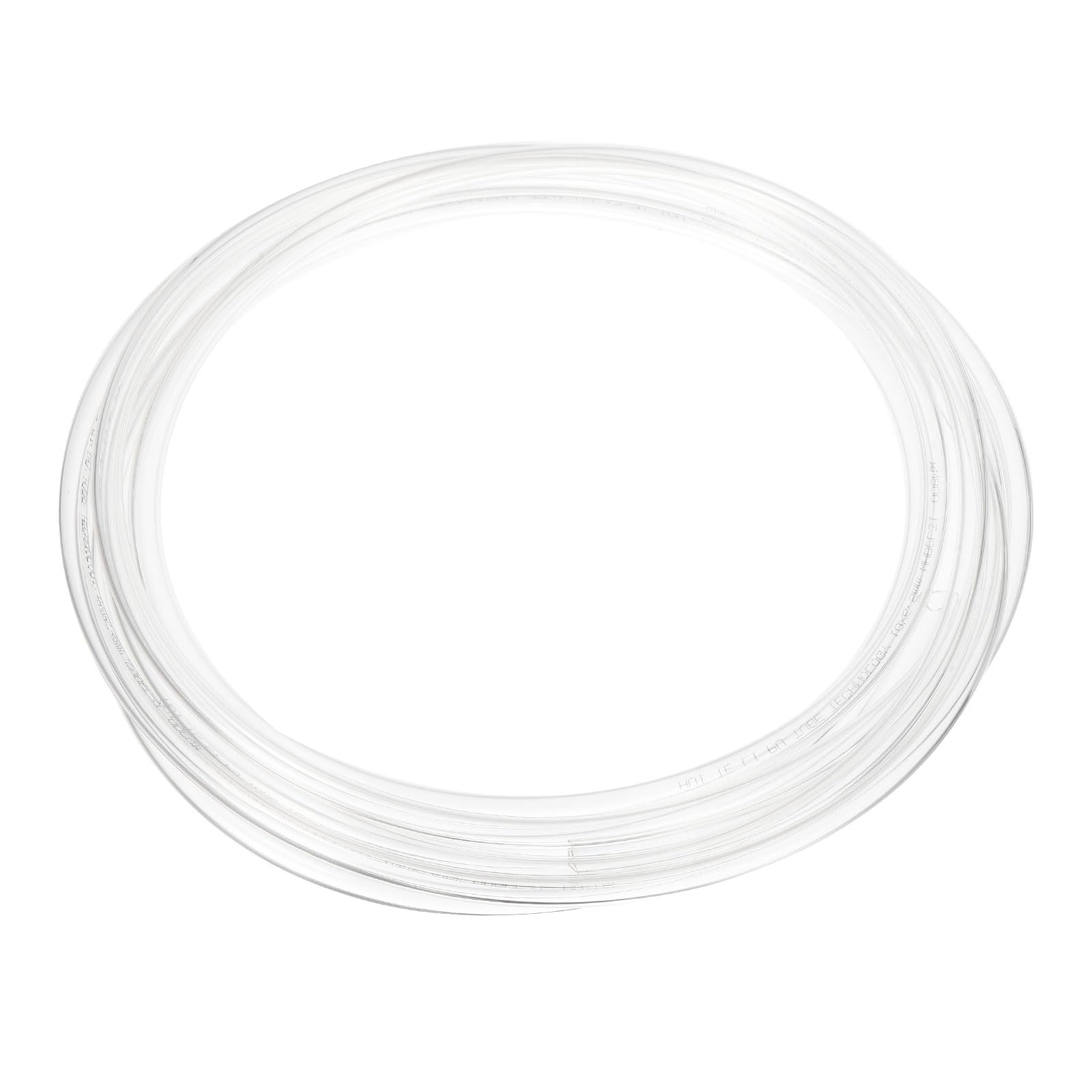 Rebower Pneumatic Tubing Pipe,10mm x 6.5mm Clear PU Polyurethane Tube,16.4FT 5M,PU Air Line Tubing Hose Tubes for Air Compressor,Fluid Transfer,Air Brake