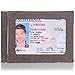 Alpine Swiss Men's Wallet Leather Money Clip Thin Slim Front Pocket Wallet, Gray