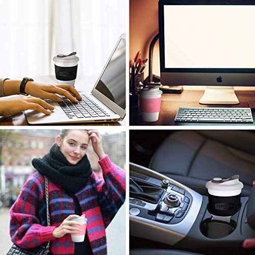 Faireach-Coffee-to-Go-Becher-340ml-12oz-Mehrweg-Kaffeebecher-mit-Deckel-fr-Kaffee-Tee-Eco-Reisebecher-Cafe-BPA-frei-Splmaschinenfest-Mikrowellengeeignet-Marineblau