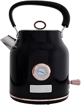 Charles Bentley Kettle And Toaster Set Black Gold 1.7 L Kettle 4 Slice Toaster view 8