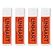 LINHART 100% Natural Beeswax Lip Balm – SPF 15 Lip Balm with Organic Moisturizing Ingredients – Vanilla Mint Flavor (4 Pack)