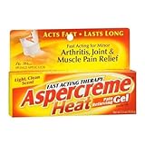 Aspercreme Heat Pain Relieving Gel, 2.5 Ounce (Pack of 3)