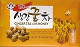 Instant Ginger Tea with Honey - 12 Bags X 0.63oz