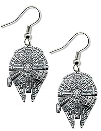 Star Wars Millennium Falcon 3d Dangle Earrings
