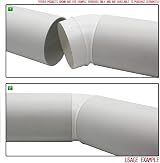 Kair 100mm 4in Plastic Duct 45 Degree Elbow Bend White view 5
