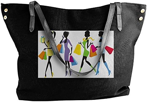 Women Canvas Shoulder Bags Girl Pattern Handbags Messenger Bag