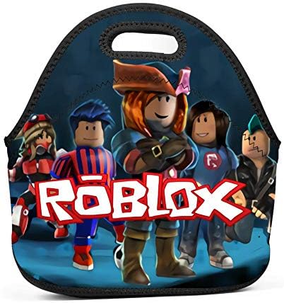 ZALOA Rob-lox,Reusable Insulated Neoprene Lunch Bag Everyone