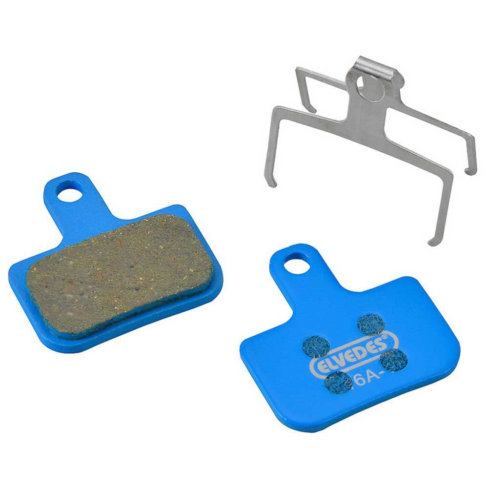 Elvedes 1 Pair Organic Set of Brake Pads for Bicycle/Mountain Bike/E-Bike/Road for Avid DB1/DB3 and Sram Level TL Unisex Adult, Blue