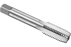 uxcell Hand Plug Tap 3/4"-10 BSW 2B Thread Plug Style Taps Straight Flute Screw Tapping Threading Tool High Speed Steel HSS65