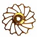 Promisen 13T MTB Ceramic Bearing Jockey Wheel Pulley Road Bike Bicycle Rear Derailleur (golden)