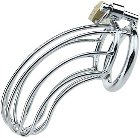 ZHY Male Stainless Steel 40/45/50mm for Choose Bird Cage Chās-tity De-vice CB6000S CB6000 CB3000 Metal Co-ck Ca-ge Pêňís Lock for Men,50mm Tshirt