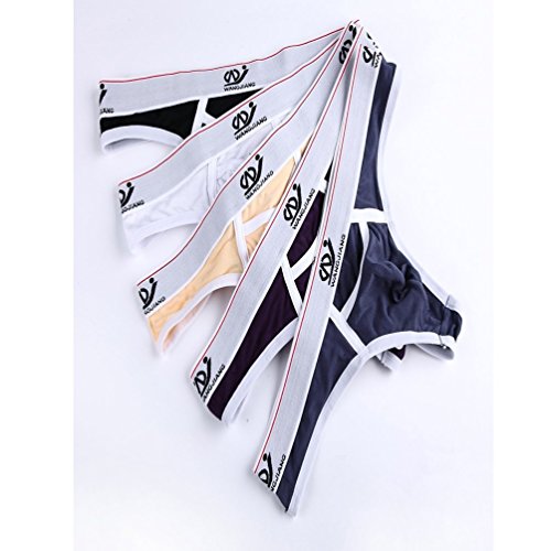 ZIHAN Men's Comfort Soft Modal Thong Briefs
