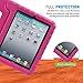 HDE iPad 2 3 4 Case for Kids - Shock Proof Bumper Heavy Duty Protective Cover Handle Stand for Apple iPad 2nd 3rd 4th Generation Tablet (Pink)