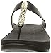 FitFlop Women's Barrio Flip Flop, Black, 8 M US