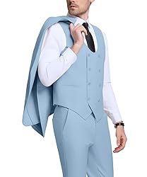 Men's 3 Pieces Suit Set Slim Fit Suits for Men Big