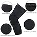 AceList 2 Packs (1 Pair) Protective Compression Wear - Men & Women Basketball Brace Support - Best to Immobilize, Strap & Wrap Knee for Volleyball, Football- Short Type - Medium Size - Black