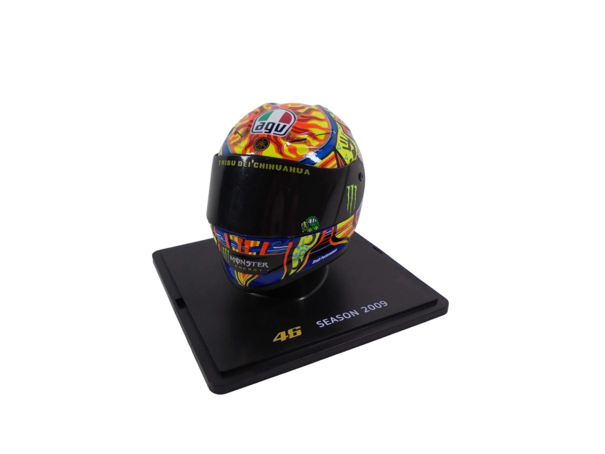 Photo 1 of - Valentino Rossi Moto GP Season 2009 1/5 Scale Helmet Compatible with Yamaha YZR-M1 - CR006