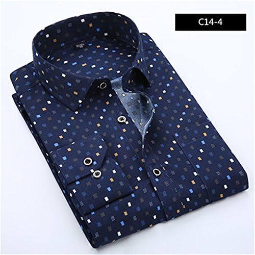 Havadi Shirts 2016 New Fashion Casual Men Shirt Long Sleeve Polka Dot Slim Fit Shirt Men Dp Mens Dress Shirts Men Clothes 4Xl