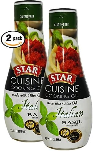 Pack of 2 - STAR Cuisine Italian Basil Infused Oil, 7.2 fl. oz.