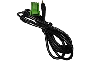 12 Pin AUX Audio Interface Cable for Honda 2002-2006 CD Radio, 150CM 3.5mm Male Adapter Wire Harness for Car Stereo Music Pla