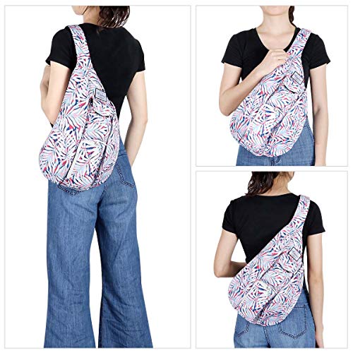 KAMO Sling Backpack - Rope Bag Crossbody Backpack Travel Multipurpose Daypacks for Men Women Lady Girl Teens - Thumbnail 5