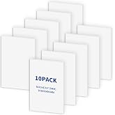 White Foam Boards 8" x 10"- 10 Pack -Double Sided Foam Core Board Signboard for Presentations School Office Rigid Polystyrene Styrofoam Foam Sheet,Foam Board for Crafts - 3/16" Thick (5mm)