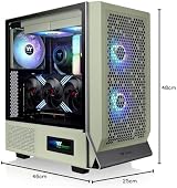 Thermaltake Ceres 300 TG ARGB Hellgrün PC Case Tempered Glass Mid Tower view 8