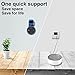Outlet Wall Mount Hanger Holder Stand for Amazon Echo Dot 2nd Generation Plug in Kitchens, Bathroom And Bedroom (Black)
