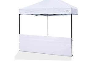 Ontheway Half Walls for 10'x10', Half Sidewalls for Pop Up Tent Gazebo Shelter, 1 Half Walls Only
