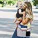 AUOPLUS Universal Baby Stroller Stroller Organizer Diaper Bag with Cup Holders, Shoulder Strap and Diaper Changing Pad