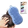 Body-BrushSilicone-Body-Brush-Childrens-Bath-Silicone-Brush-Exfoliating-Body-Scrubber-for-Washing-Hair-and-Bathing-Multifunctional-Massage-Brush-Blue-blue Body Brush,Silicone Body Brush Children's Bath Silicone Brush Exfoliating Body Scrubber for Washing Hair and Bathing…