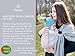 Baby Sling Carrier – Breathable 100% Cotton Wrap for Infant Support, Ring Sling Baby Carrier – Adjustable Muslin Fabric, Baby Carrier Newborn to Toddler – Grey Rose Soft Chest Hold for Travel