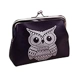 Misaky Womens Owl Wallet Card Holder Coin Purse Clutch Handbag
