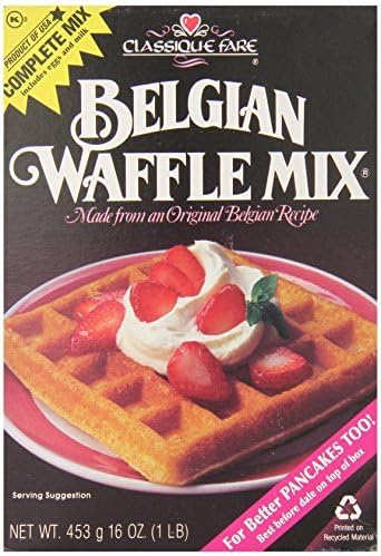 Classique Fare Belgian Waffle Mix 16oz by Classique Fare