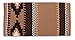 Mayatex Cowtown Saddle Blanket, Fawn/Black/Chestnut, 36 x 34-Inch