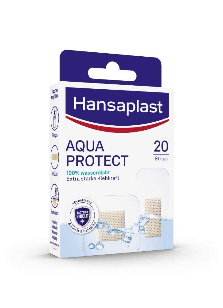 Hansaplast Aqua Protect Dressing, 2 Sizes – Pack of 20