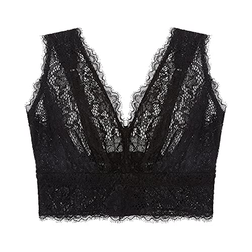 Cosabella PRET Curvy Long Bralette PRETA1383 Black MD