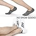 Mottee&Zconia No Show Low Cut Socks for Mens and Womens Cotton Anti-Slip Durable Casual Athletic Invisible Hide Socks 6Pack Size8-11